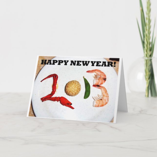 2013 gott nytt år asiatkines helgkort (Framsida)