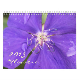 2013 härliga blommafotografikalender kalender