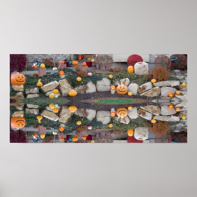 2013 Jack-o-Lanternor 24x12 Reflection Print Poster (Framsidan)