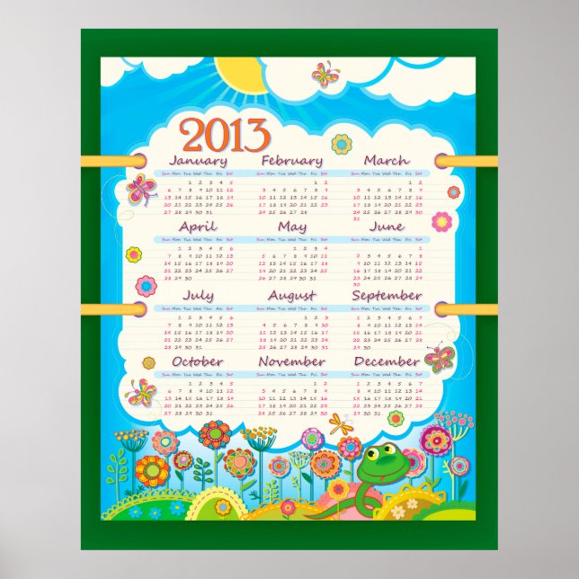 2013 Kalender 3 Poster (Framsidan)