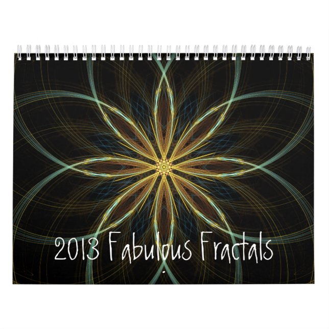 2013 Kalender Fabulous Fractales (Omslag)