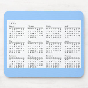 2013 kalender Mousepad Musmatta
