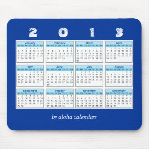 2013 kalender Mousepad Musmatta