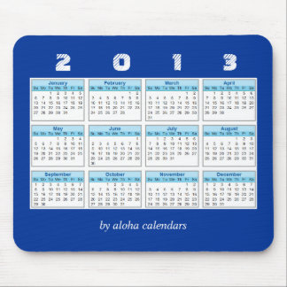 2013 kalender Mousepad Musmatta
