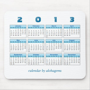 2013 kalender Mousepad Musmatta