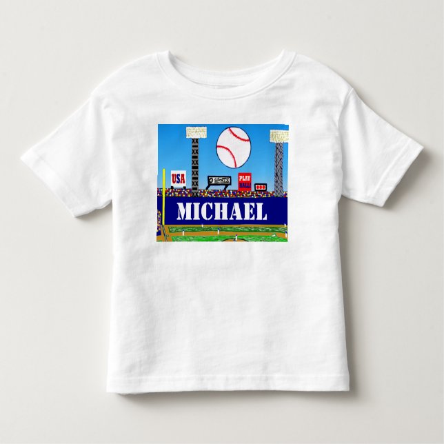 2013 Kids Sport Personlig Baseball Tshirt Gift Tee (Framsida)