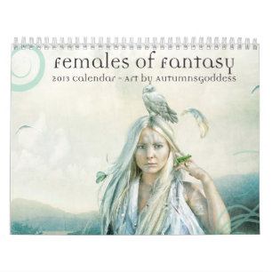 2013 kvinnlig av fantasikalender kalender