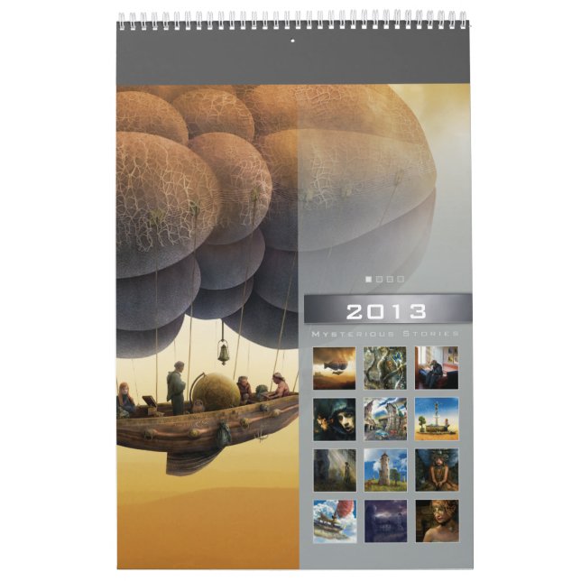 2013 Mysterious Stories (1) - Wall Calendar Kalender (Omslag)