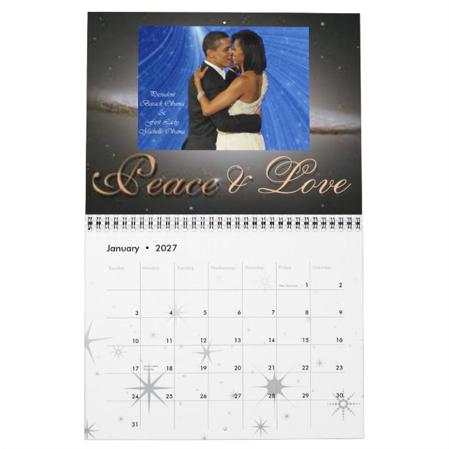 2013 presidents- kalender (Jan 2027)