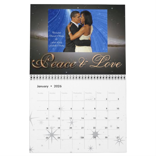 2013 presidents- kalender (Jan 2026)