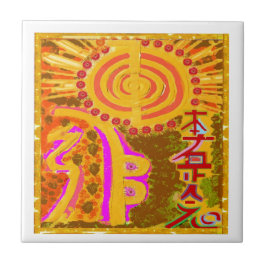 2013. REIKI-lagningssymboler Kakelplatta