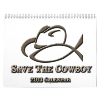 2013 spara Cowboykalendern Kalender