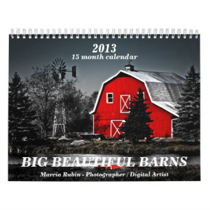 2013 stora gammala härliga lantliga ladugårdar kalender