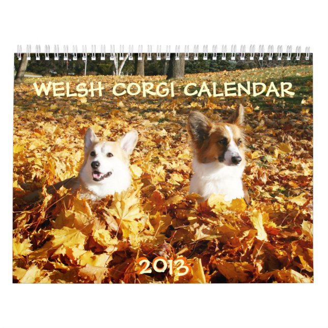 2013 walesiska Corgikalender Kalender (Omslag)
