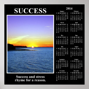 2014 års demografiska kalender: Framgång Poster