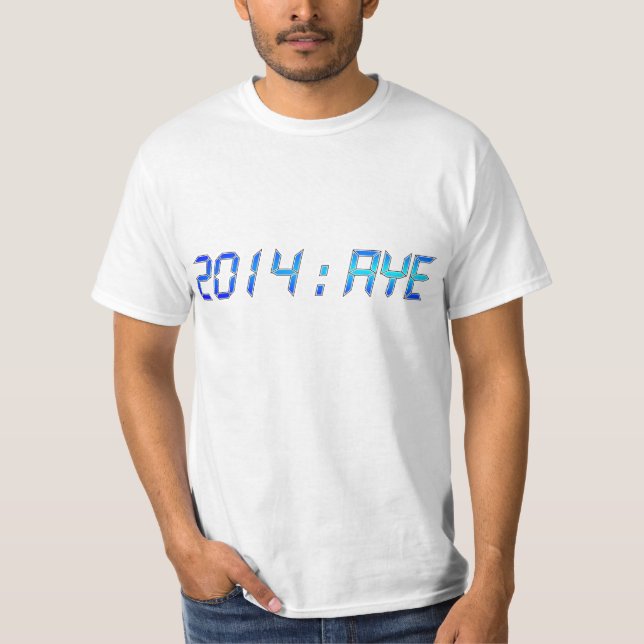 2014: AYE - blått Tee (Framsida)