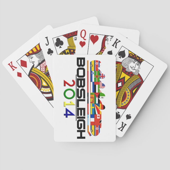 2014: Bobsled Spelkort (Baksidan)