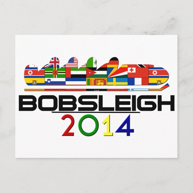 2014: Bobsled Vykort (Framsida)