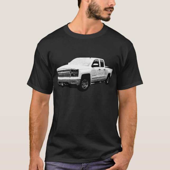 2014 Chevy Silverado T Shirt (Framsida)