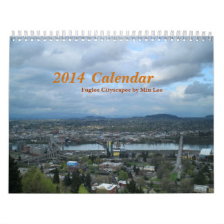 2014 Cityscapes för kalender | Fuglee av minimum