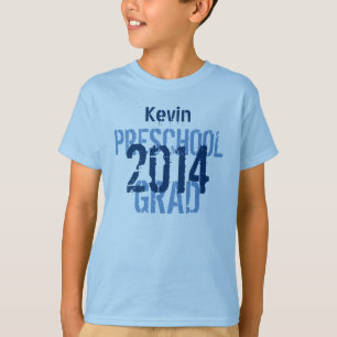 2014 eller ett år med Preschool New Grad Anpassni Tee Shirt