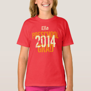 2014 eller valfritt års förskool Nytt Grad-eget  Tee Shirt