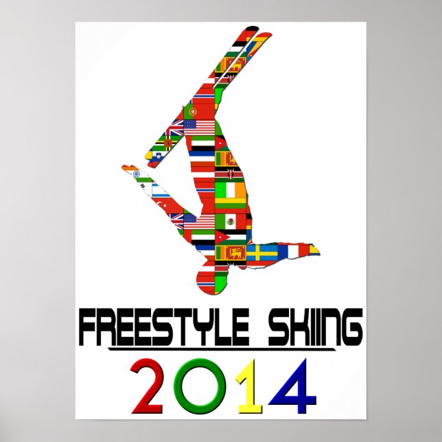 2014: Freestyle Skiing Poster (Framsidan)