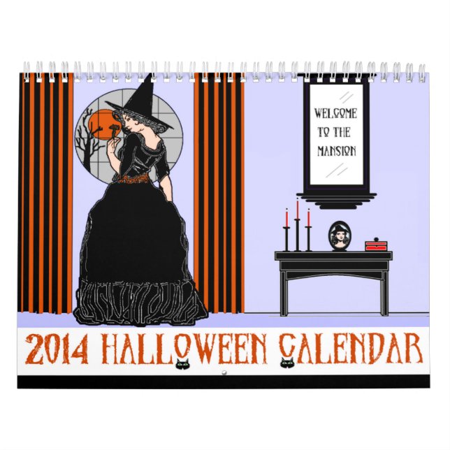 2014 Halloween kalender, version två Kalender (Omslag)