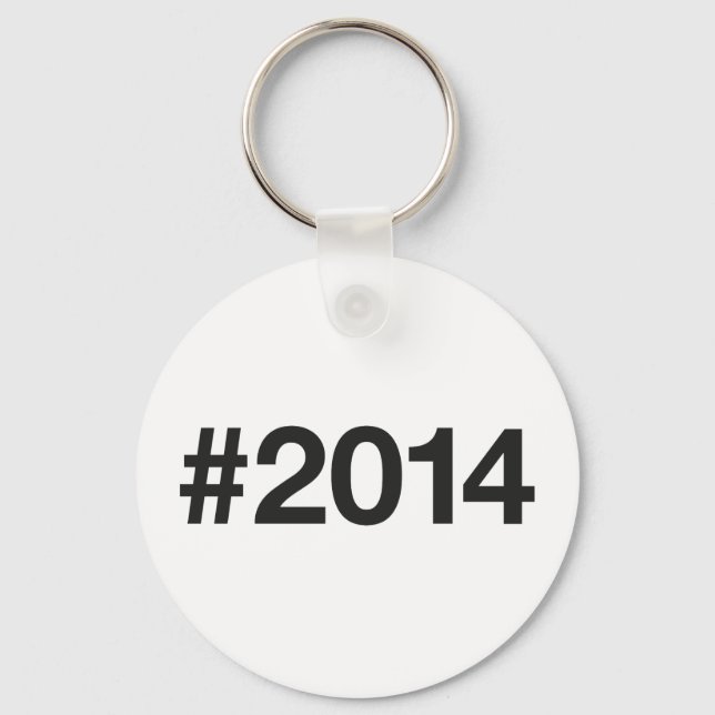 2014 Hashtag 11 födelsedagsdagen Nyckelring (Framsida)