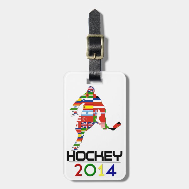 2014: Hockey Bagagebricka (Vertikal Framsida)