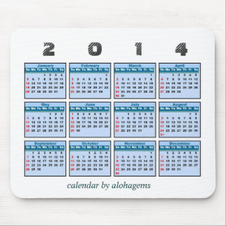 2014 kalender Mousepad Musmatta