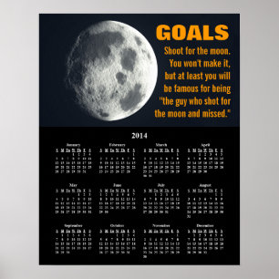 2014: Målinställning för demografisk kalender Poster