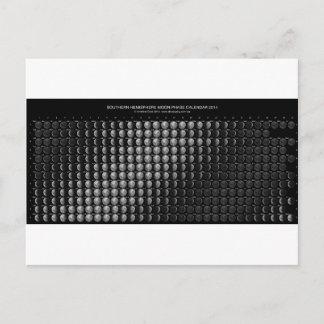 2014 Måne Phase Calendar Northern Hemisphere.png Vykort