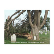 2014 Platteville, Tornado Memorabilia Postcard