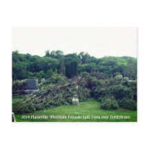 2014 Platteville, Tornado Memorabilia Postcard