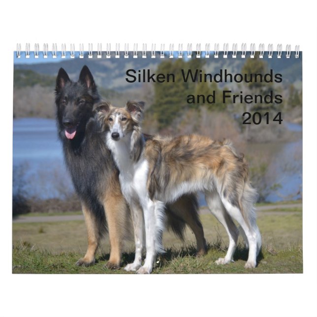 2014 Silken Windhounds och vänner 1-2 Kalender (Omslag)
