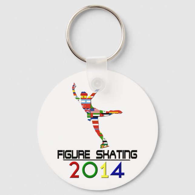 2014: Skating Figur Nyckelring (Framsida)