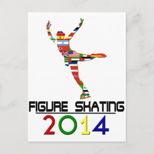 2014: Skating Figur Vykort