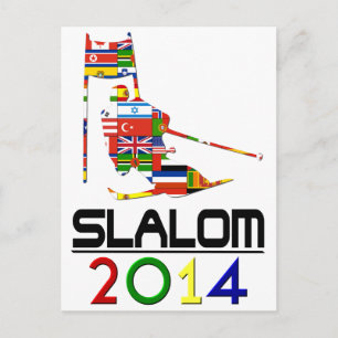 2014: Slalom Vykort