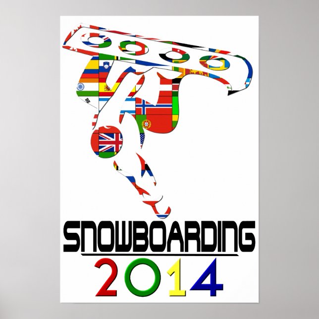2014: Snowboarding Poster (Framsidan)