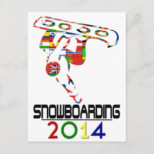 2014: Snowboarding Vykort