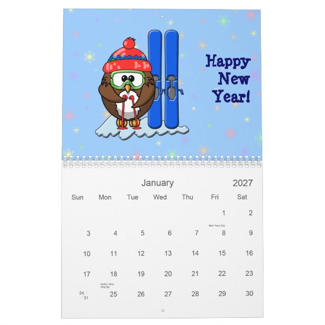 2014 uggla olika kalender (Jan 2027)