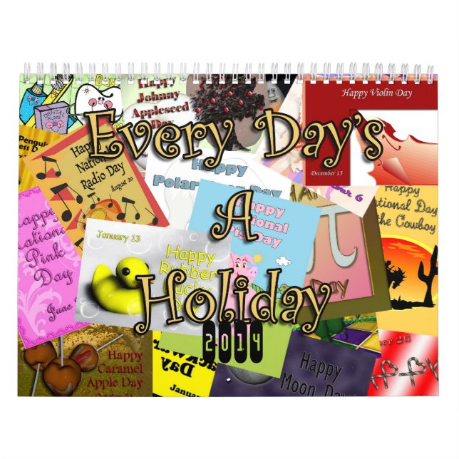 2014 varje dags helgdag kalender (Omslag)