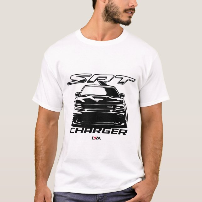 2015-2023 Dodge Charger SRT T Shirt (Framsida)