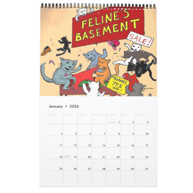 2015 års Grönt Weenii-kalender Kalender (Jan 2026)