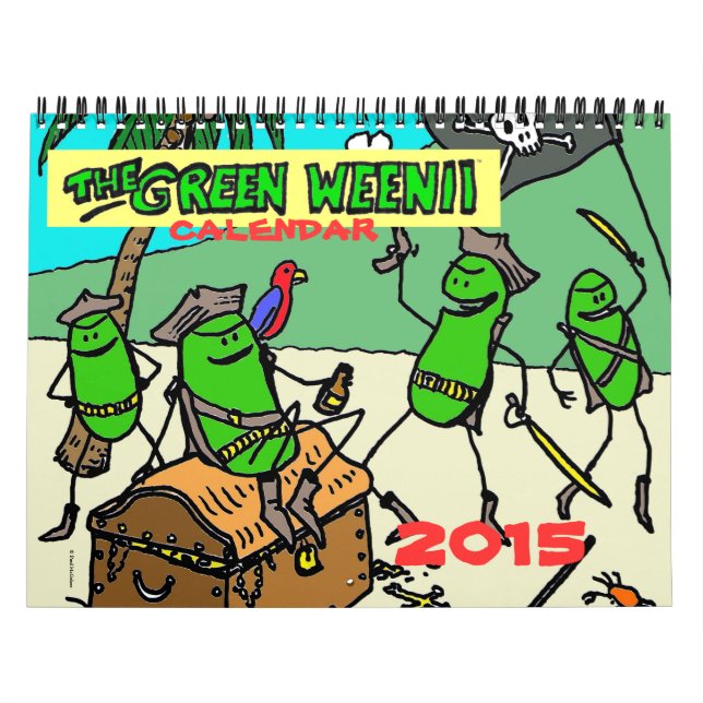2015 års Grönt Weenii-kalender Kalender (Omslag)