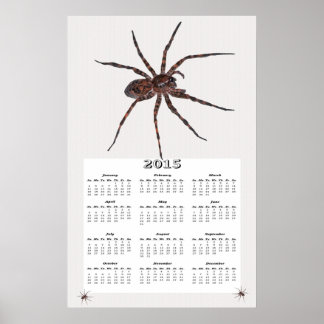 2015 års kalender för Varg Spider Poster