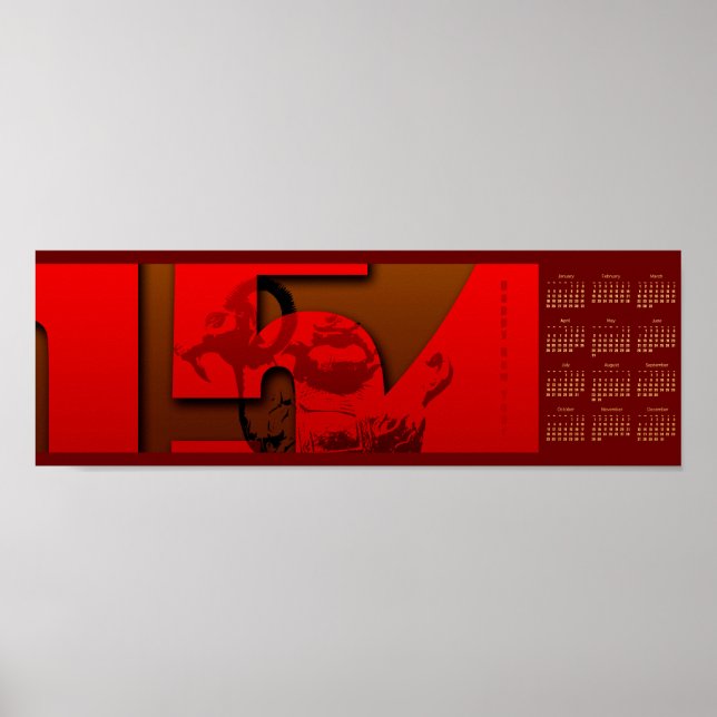 2015 års Poster av marmelad - kalender (Framsidan)