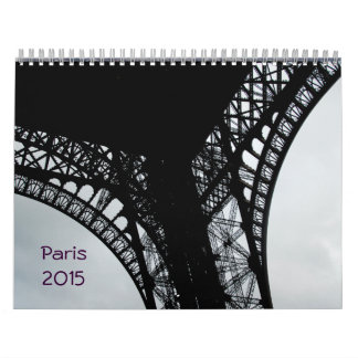 2015 Calender Paris, Frankrike Kalender