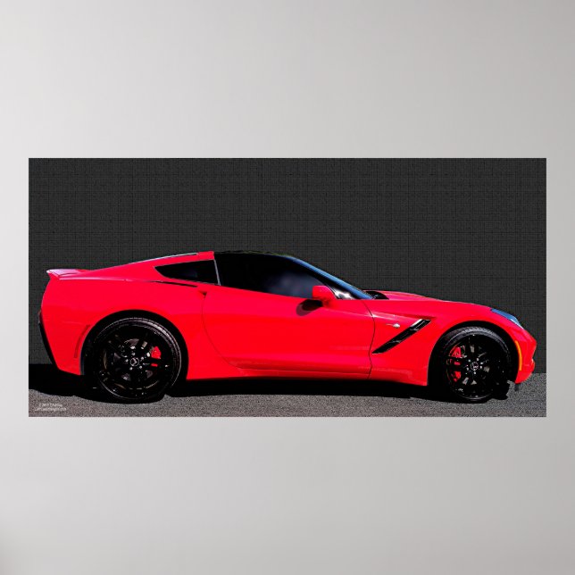 2015 CORVETTE-POSTER POSTER (Framsidan)